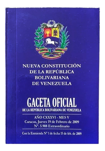 Constitucion De La Republica Bolivariana De Venezuela