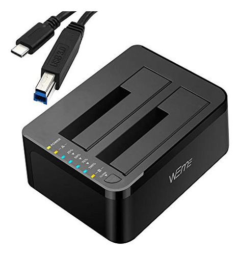 Docking Station Usb C 3.0 Sata Hdd Ssd 2.5 3.5 - Uasp,