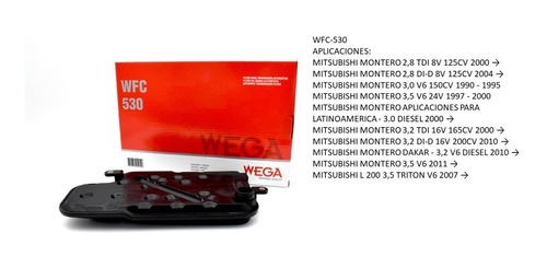 Filtro Caja Automatica Mitsubishi Montero L200 2.8 3.0 3.2