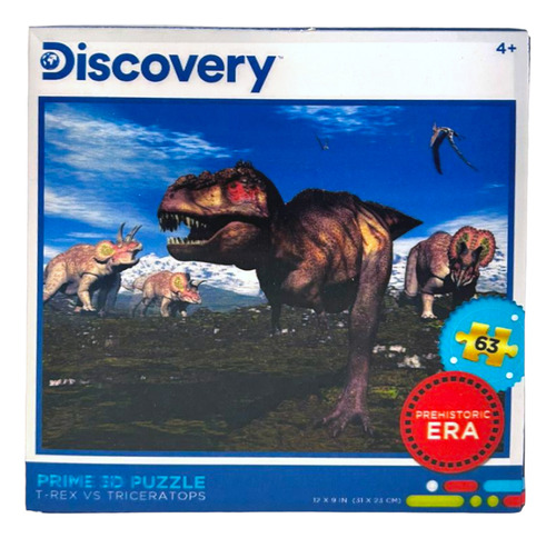 Puzzle Rompecabezas 3d Dinosaurios Discovery 63 Piezas