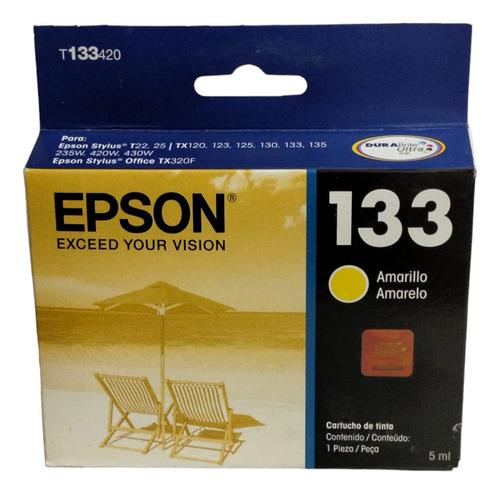 Cartucho Epson 133 T133420 Yellow Original