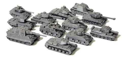 Combo Tanques Miniatura Para Wargame 1-72
