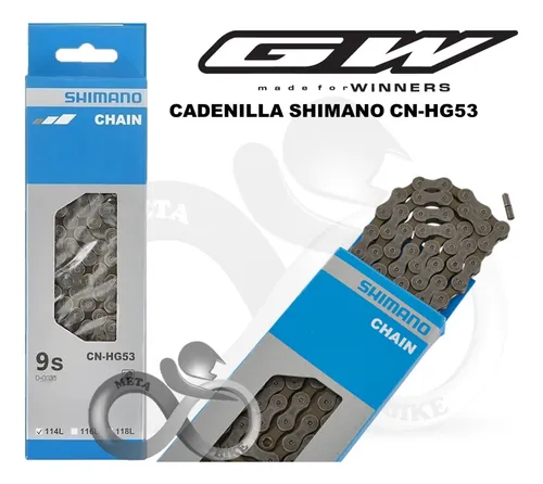 Pacha Gw + Cadenilla Shimano Bicicleta Cassette 9v11-28 Hg53