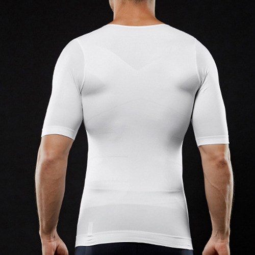 Camiseta De Compresión Para Hombre Body Shaper Slimming Bell 