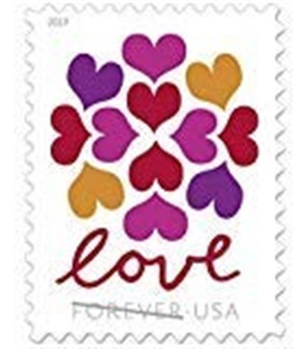 Usps Hearts Blossom Love Forever Stamps - Boda, Celebrac