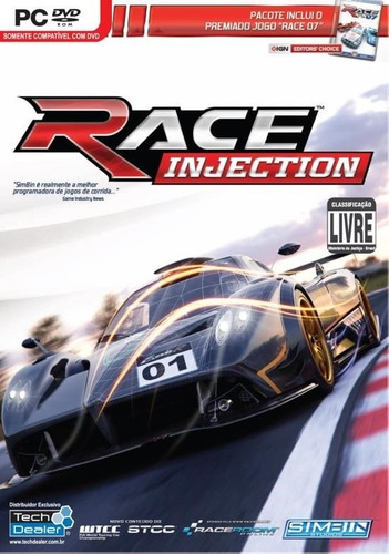 Race Injection - Race 07 + 5 Expansões - Pc Dvd Original