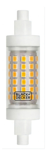 Lâmpada Led Luz Amarela Palito 6w 2700k Black+decker 10 Pçs