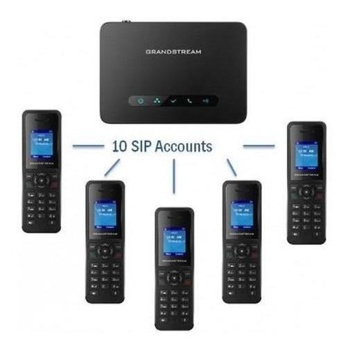 Imagen 3 de 5 de Base Telefono Grandstream Dp750 10sip + 2 Handy Dp720