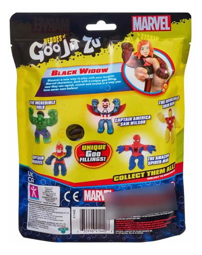 Heroes Of Goo Jit Zu Marvel Viuda Negra Black Widow Pack
