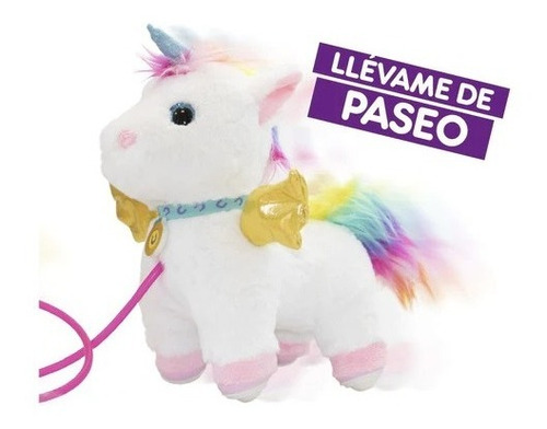 Peluche Con Correa De Paseo Sprint Walking Pets Interactivo