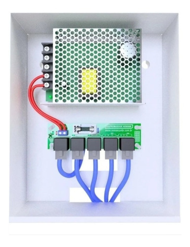 Distribuidor De Vídeo 4x1 Onix Com Fonte De 5 Amperes