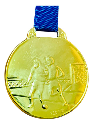 Venta al por mayor de 100 medallas de honor grandes de acero de color dorado de 55 mm