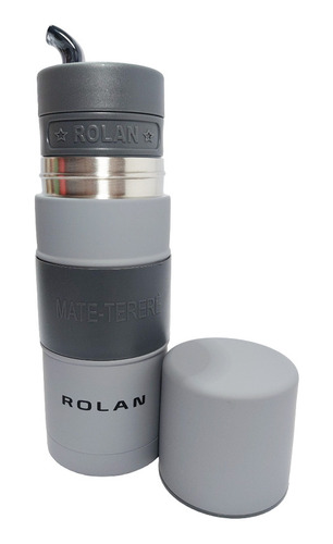 Mate Listo Termo Rolan Autocebante 500ml Engomado Acero Inox