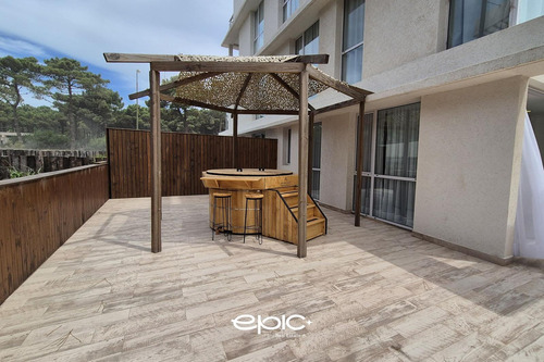 Departamento En Venta De 3 Ambientes Con Parrilla Y Piscina En Pinamar Norte