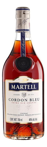 Pack De 6 Cognac Martell Cordon Bleu 700 Ml