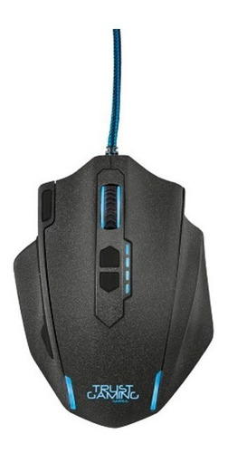 Imagen 1 de 6 de Mouse Gamer Trust Gxt 155 Gaming - Negro