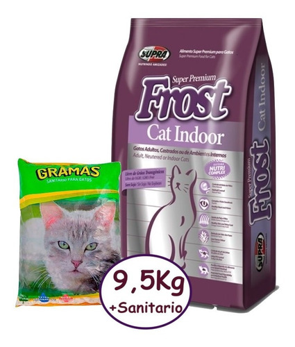 Frost Super Premium Cat Indoor Para Gato Adulto  9.5kg !!