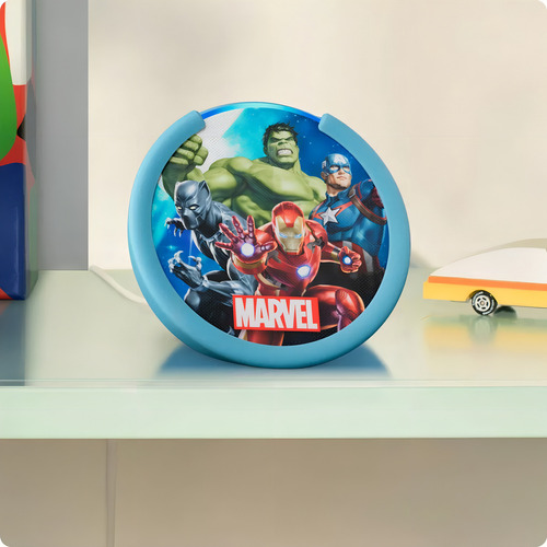 Amazon Echo Pop Kids Para Niños Color Marvel