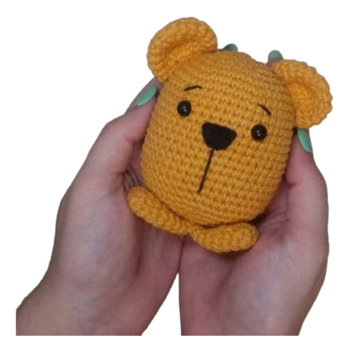 Mini Oso - Muñeco Tejido - Amigurumi Tejido A Crochet