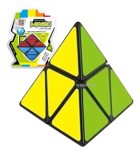Cubo Magico Piramide 4x4 Juego Mesa Magic Cubo Magic Sk