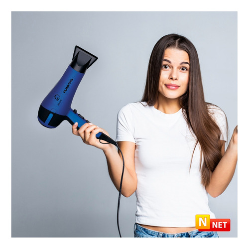Secador de pelo Punktal PK-2200 violeta y negro 220V