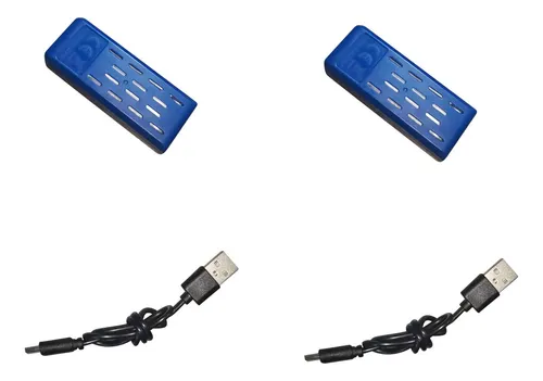 Baterías Recargables 3.7 V Y Cargadores Usb Para Dron M1 M1c