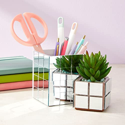 Azulejos De Espejo De 1 Pulgada Para Manualidades, Pequeños
