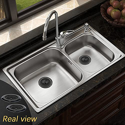 Juego De 2 Coladores Para Fregadero De Cocina, Silicona Flex
