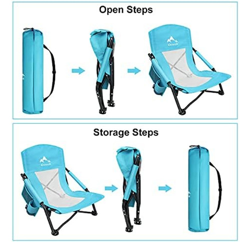 Silla De Playa Baja Oileus Para Tienda De Campaña, Refugio Y