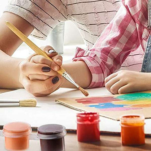 Paquete Grande De 100 Botes De Pintura Vacíos, Transparente,