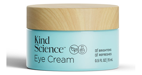 Kind Science Crema De Ojos | Ilumina Y Refresca | 0.5 Onzas 