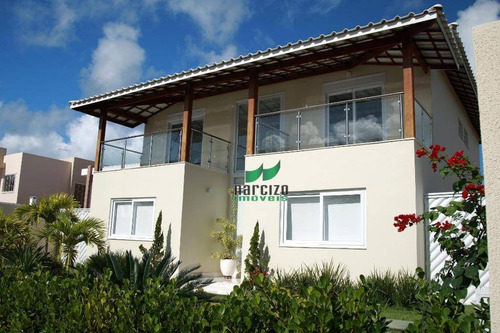 Imagem 5 de 30 de Casa Com 4 Dormitórios À Venda, 360 M² Por R$ 1.260.000,00 - Barra Do Jacuípe - Camaçari/ba - Ca2557
