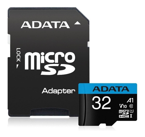 Tarjeta Micro Sd Adata Ausdh32guicl10a1-ra1 Premier A1 Azu