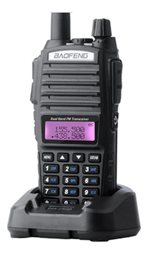 Rádio Ht Comunicador Baofeng Dual Band Uv82 Rádio Fm + Nf