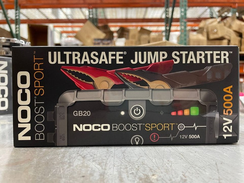 Arrancador Noco Gb20 Boost Sport 500 Amp12vultrasafe Lithium