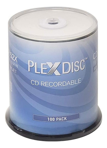 Plexdisc Cd-r 700mb 52x Discos Imprimibles Del Cubo De De |