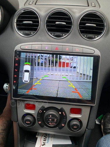 Central Multimidia 9' Peugeot 308 / 408 Android + Carplay