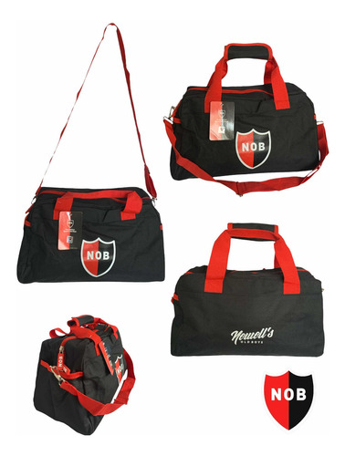 Bolso Newels Old Boys Ideal Gimnasio Club Natacion Cancheros Color Newells Old Boys