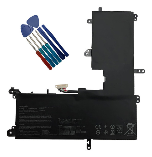 Bateria Repuesto Para Portatil Asus Vivobook Flip 14 Tp410ua