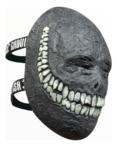 Máscara Creepy Grinning Ghoulish Productions Halloween Color Gris oscuro