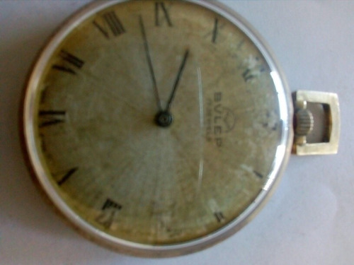 Antiguo Reloj Bolsillo Marca Bulep 17 Jewels