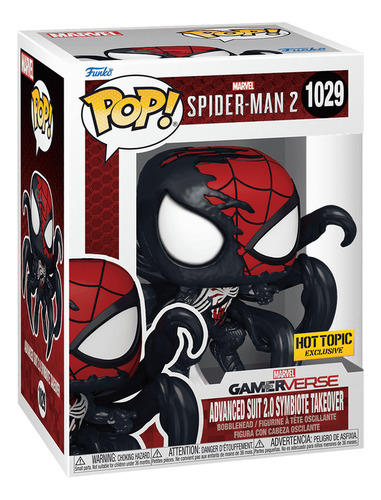 Spider Man Advanced Suit 2.0 Symbiote Takeover Funko Pop
