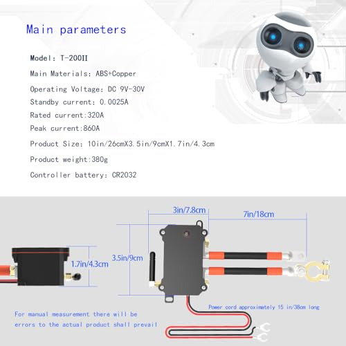 Interruptor Inteligente De Desconexión De Batería De Automóv