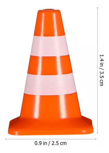 Mini Conos De Tráfico, 25 Piezas De Conos De Tráfico, Minis Naranja