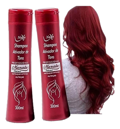 Shampoo Ativador De Tons Marsala Naxos Atacado