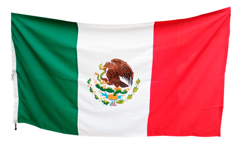 Bandera México Exteriores 60 X 90 Cm Impresión