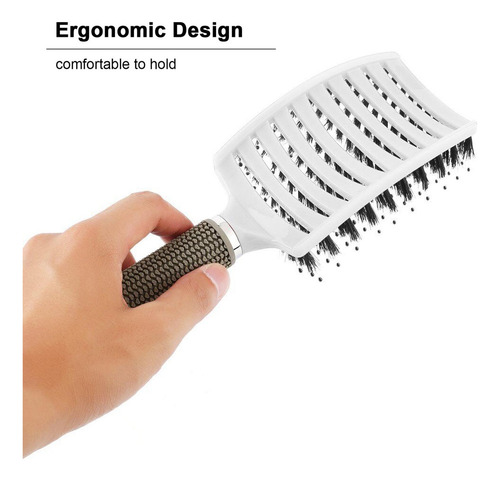 Zh Peine Con Ventilación For Desenredar El Cabello Liso Y