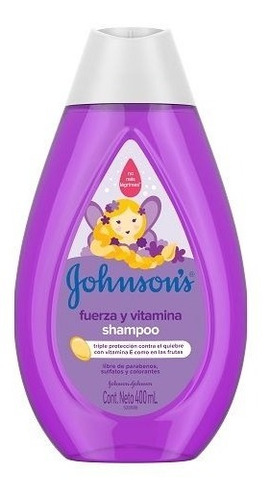 Shampoo Johnson & Johnson Fuerza Y Vitamina 400 Ml