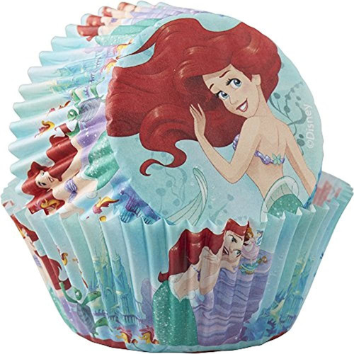 Wilton 4155660 Disney Princess Little Mermaid Ariel 50 Count