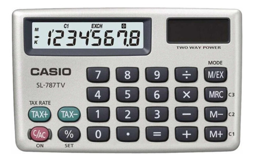 Calculadora De Bolsillo Casio Sl-787tv